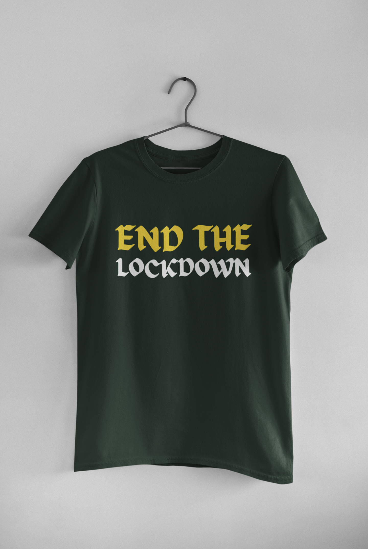 Anti Lockdown Anti Government Mens Half Sleeves T-shirt- FunkyTeesClub