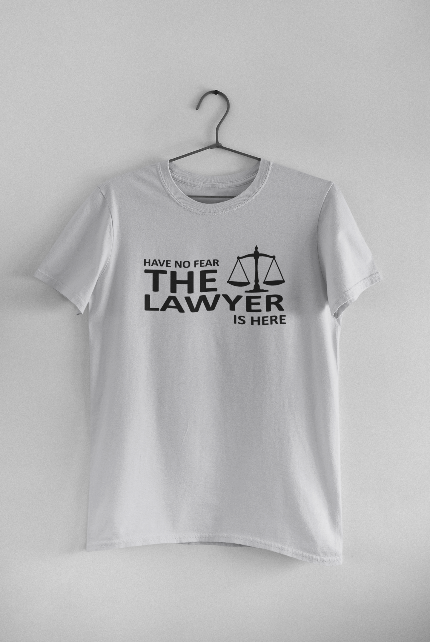 Have No Fear The Lawyer Is Here Women Half Sleeves T-shirt- FunkyTeesClub