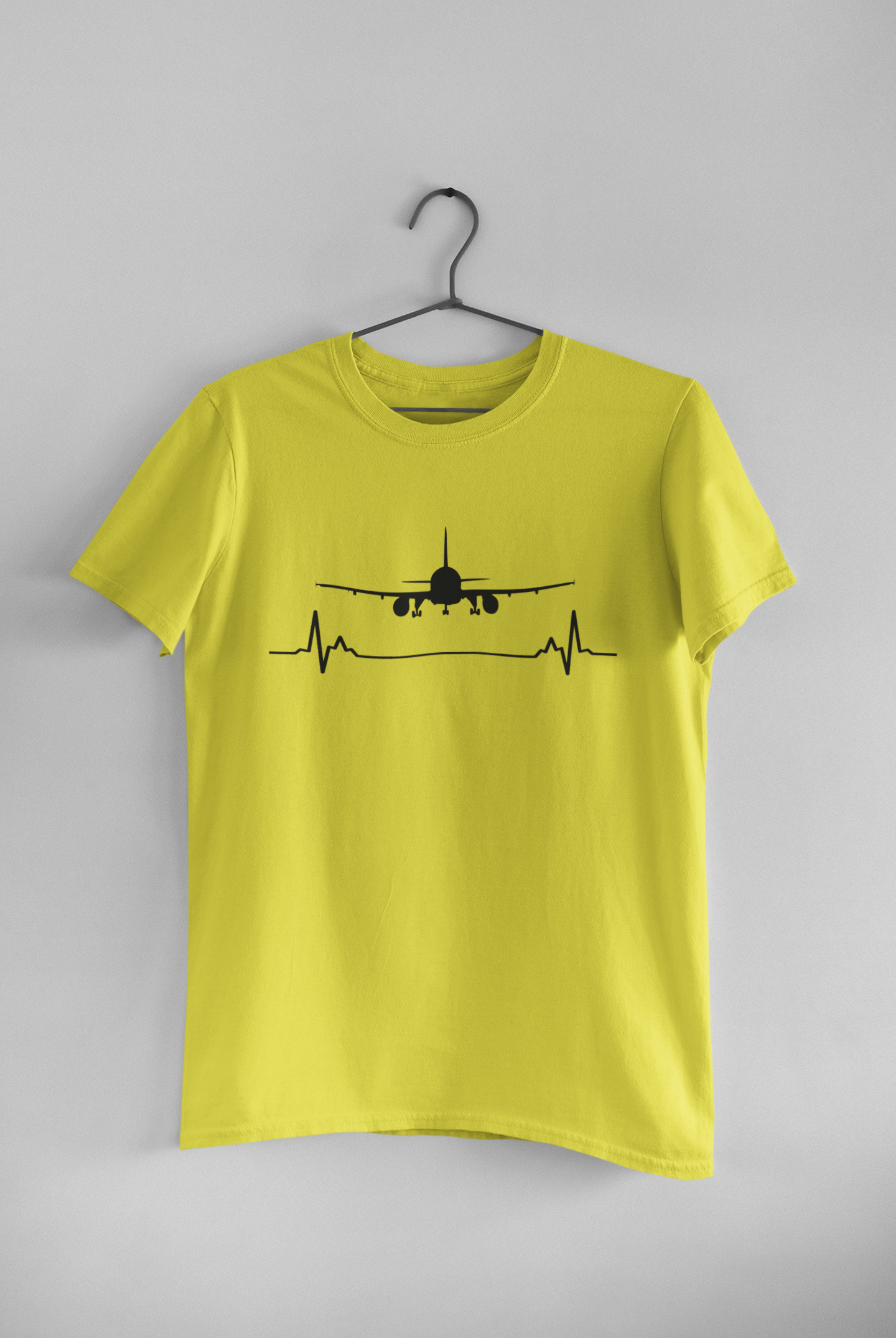 Runway Airstrip Pilot Mens Half Sleeves T-shirt- FunkyTeesClub