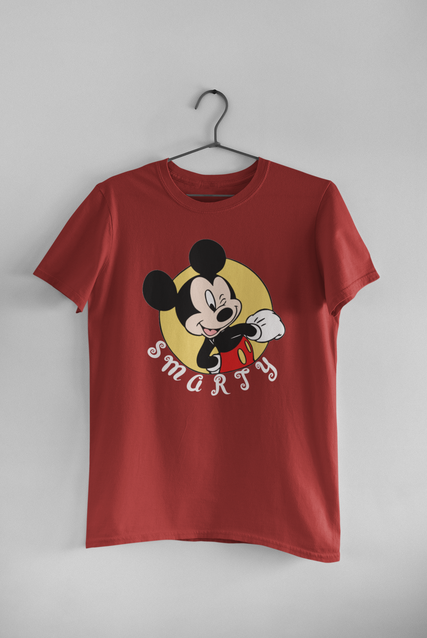 Smarty Cutey Couple Half Sleeves T-Shirts -FunkyTeesClub