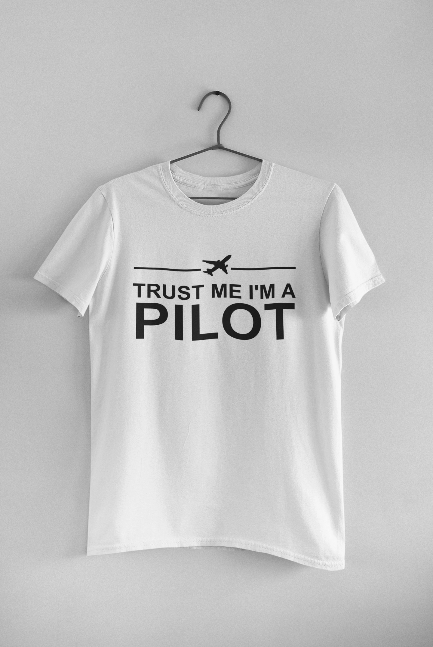 Trust Me I Am A Pilot Mens Half Sleeves T-shirt- FunkyTeesClub