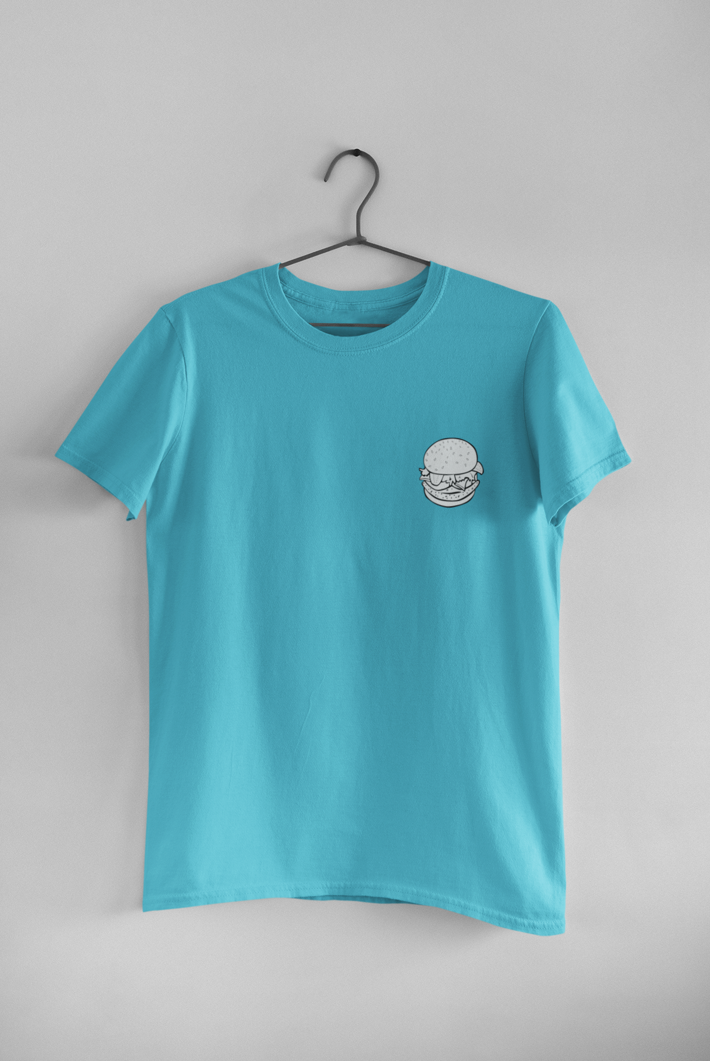 Burger Quotes Mens Half Sleeves T-shirt- FunkyTeesClub