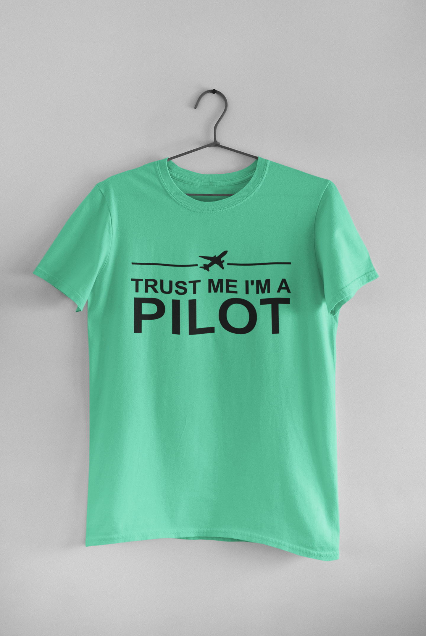 Trust Me I Am A Pilot Mens Half Sleeves T-shirt- FunkyTeesClub