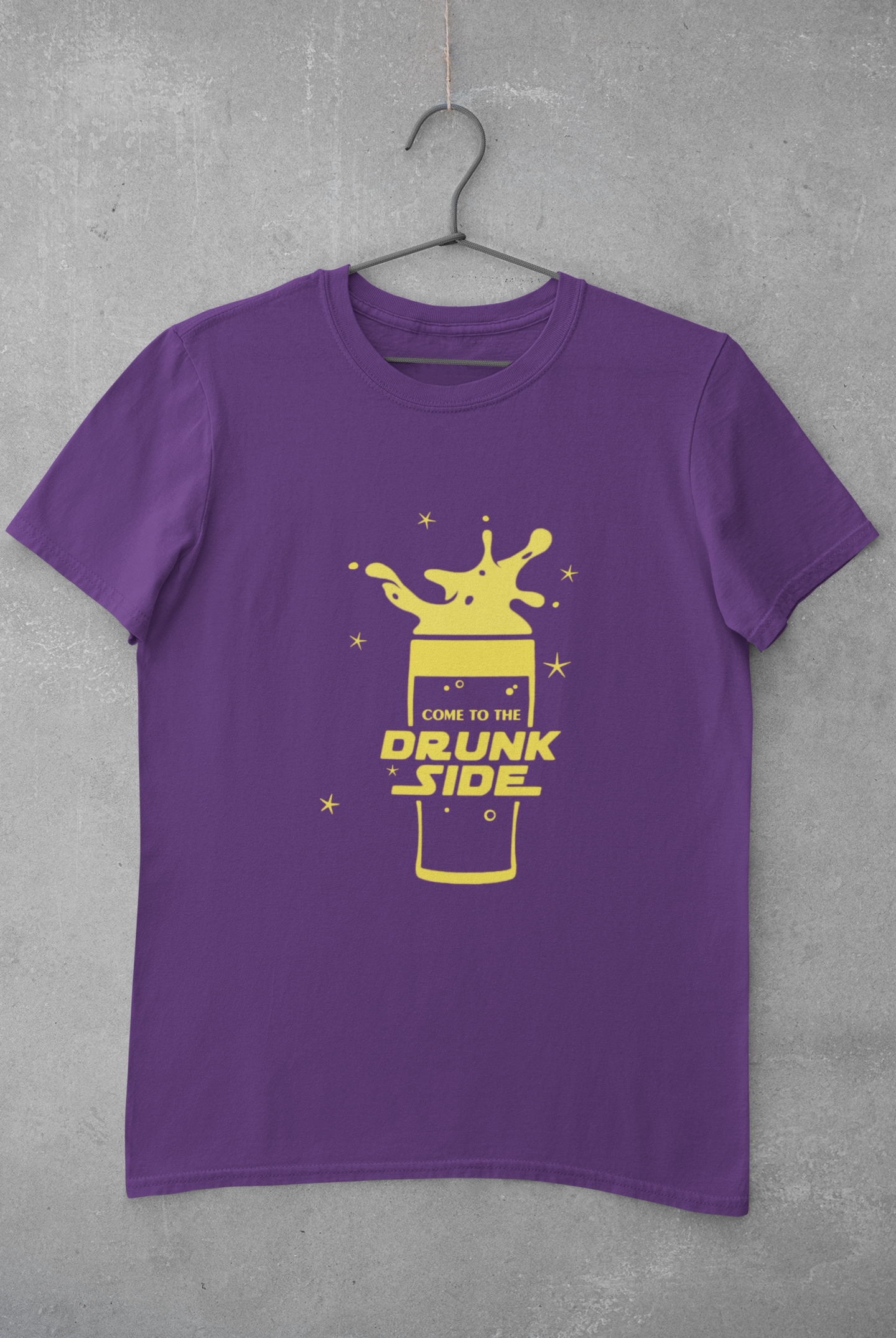 Drunk Women Half Sleeves T-shirt- FunkyTeesClub