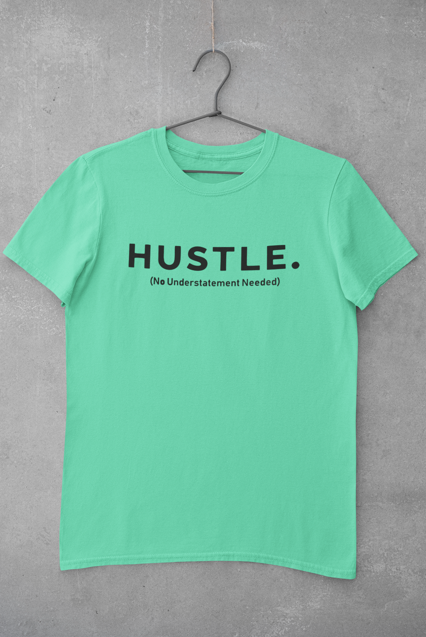 Hustle Mens Half Sleeves T-shirt- FunkyTeesClub