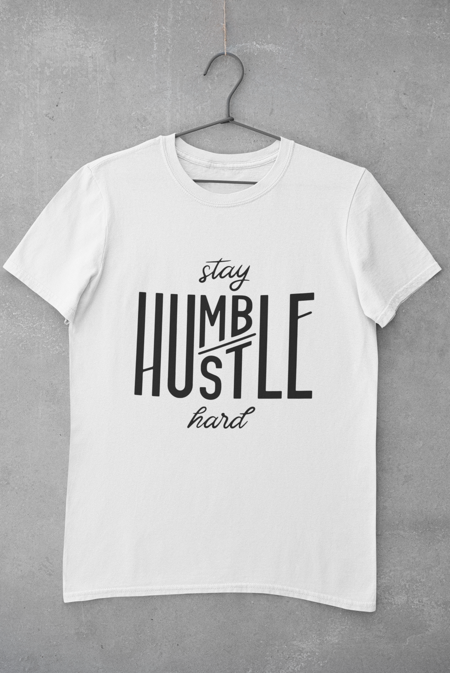 Stay Humble Women Half Sleeves T-shirt- FunkyTeesClub