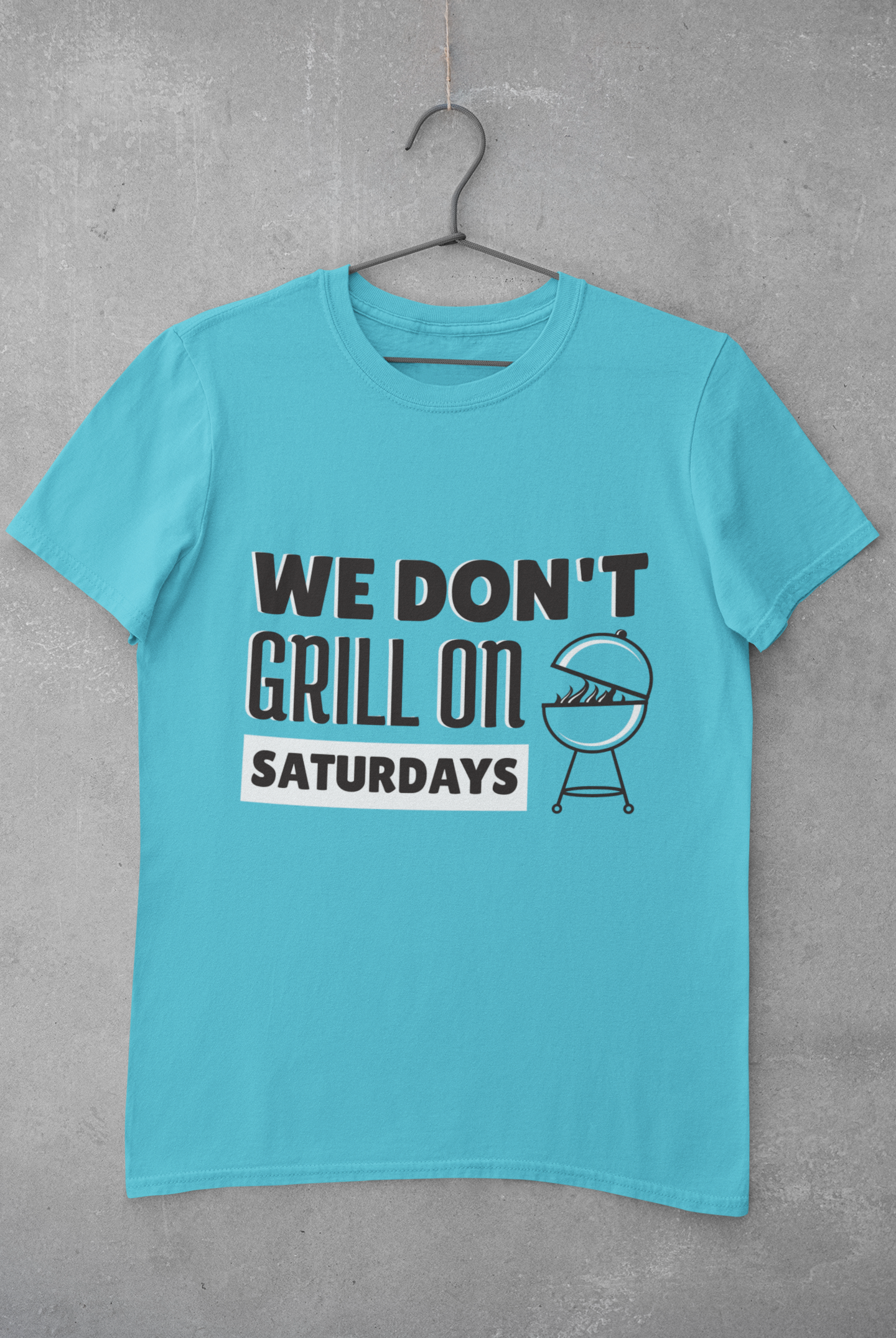 Grill Quote Mens Half Sleeves T-shirt- FunkyTeesClub
