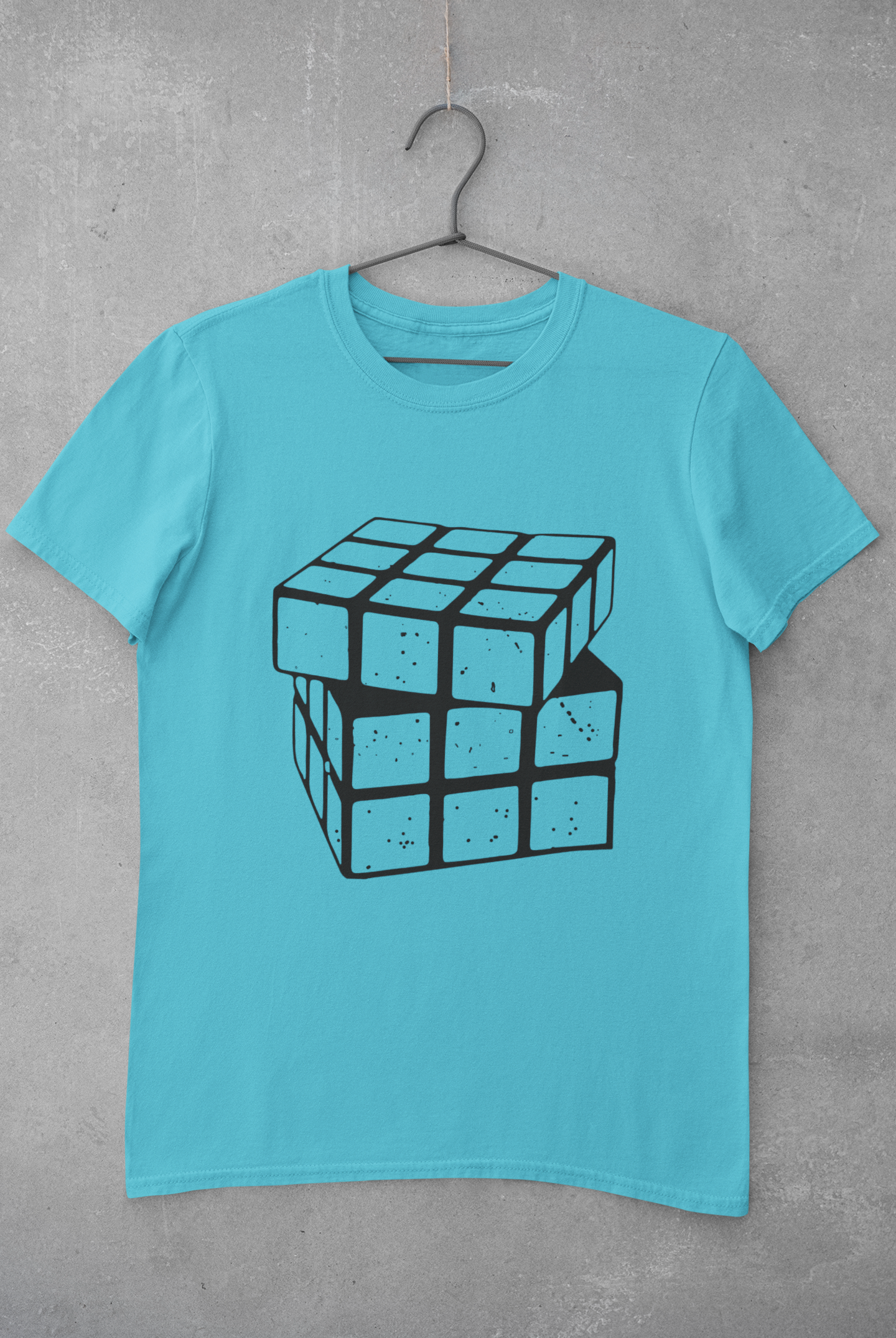 Rubic Mens Half Sleeves T-shirt- FunkyTeesClub