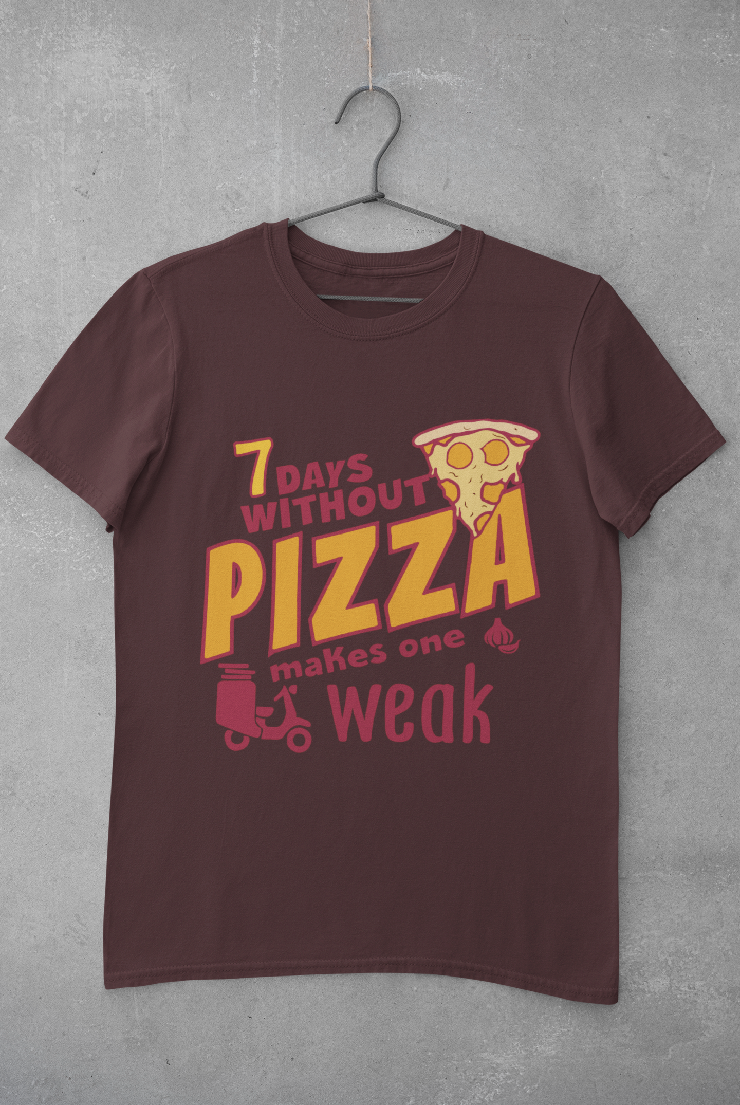 Pizza Mens Half Sleeves T-shirt- FunkyTeesClub