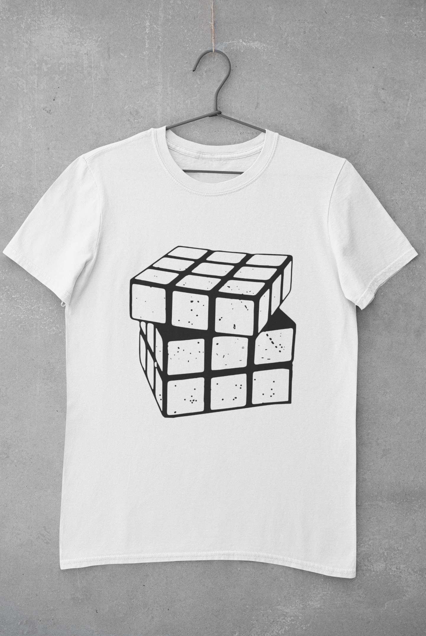 Rubic Mens Half Sleeves T-shirt- FunkyTeesClub