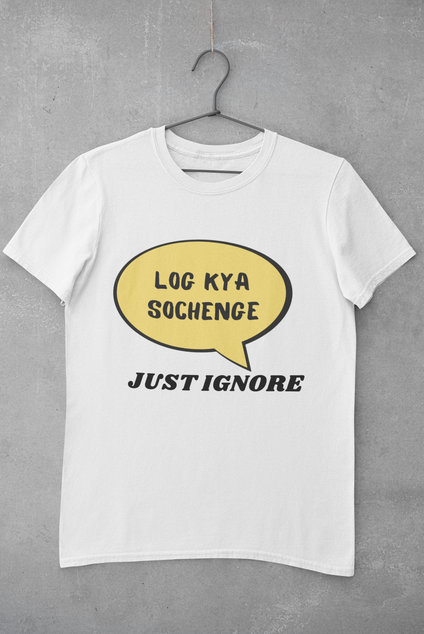 Log Kya Sochenge Mens Half Sleeves T-shirt- FunkyTeesClub