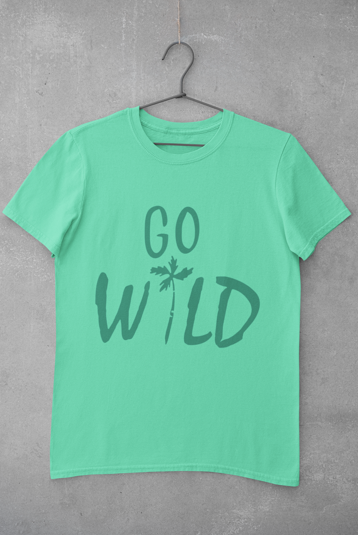 Go Wild Mens Half Sleeves T-shirt- FunkyTeesClub