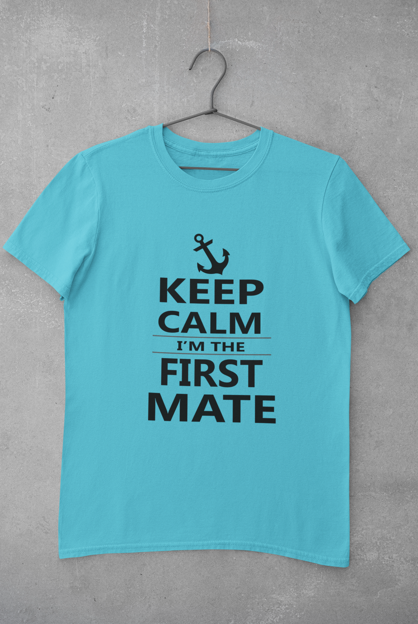 Keep Calm I Am The First Mate Merchant Navy Mens Half Sleeves T-shirt- FunkyTeesClub