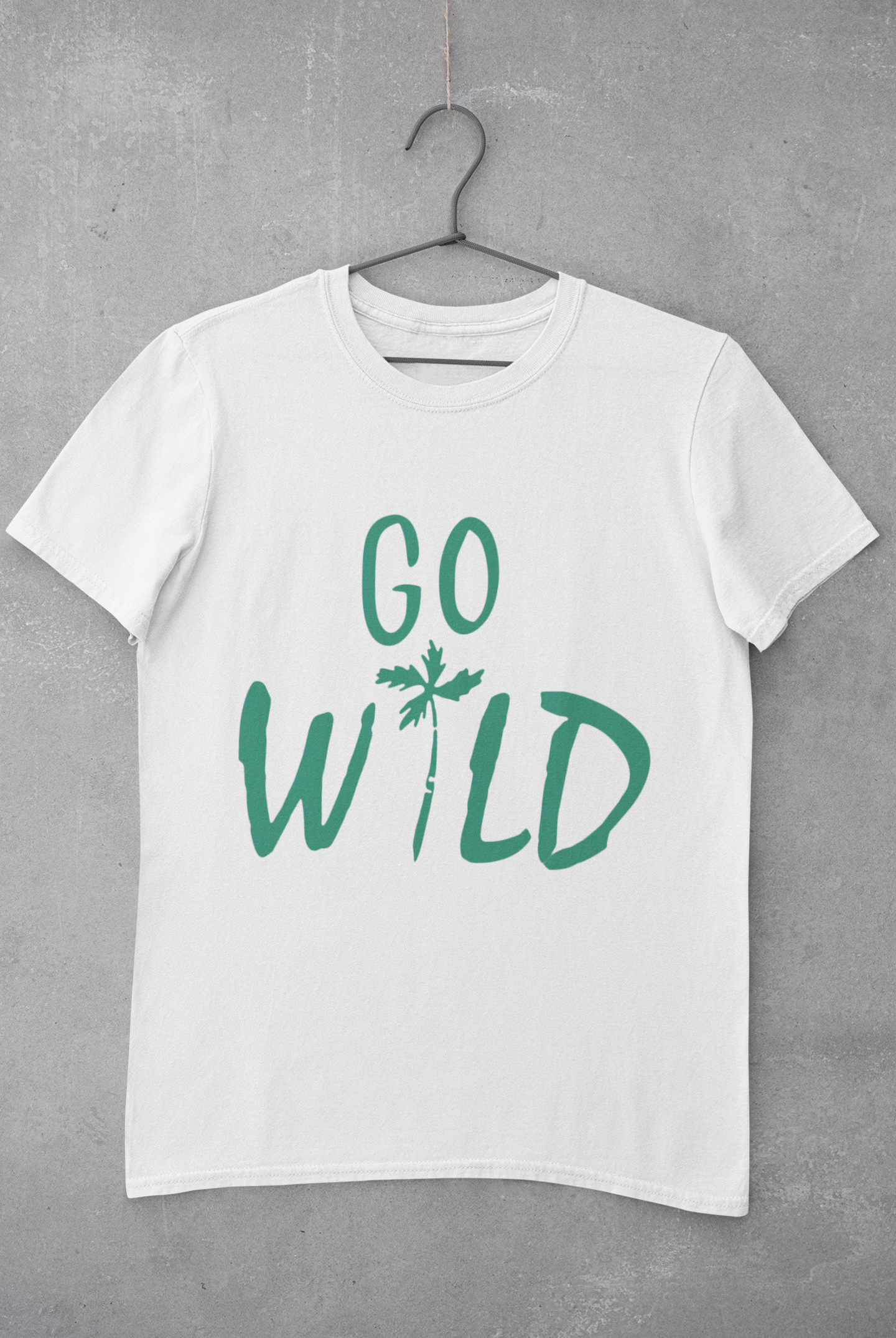 Go Wild Mens Half Sleeves T-shirt- FunkyTeesClub