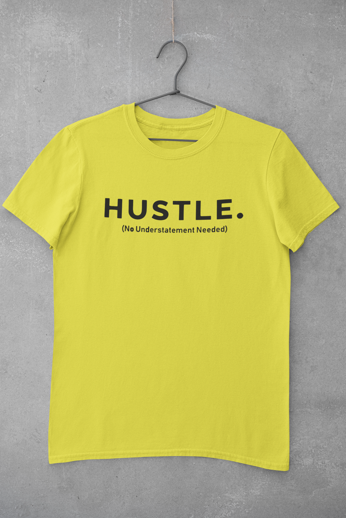 Hustle Mens Half Sleeves T-shirt- FunkyTeesClub