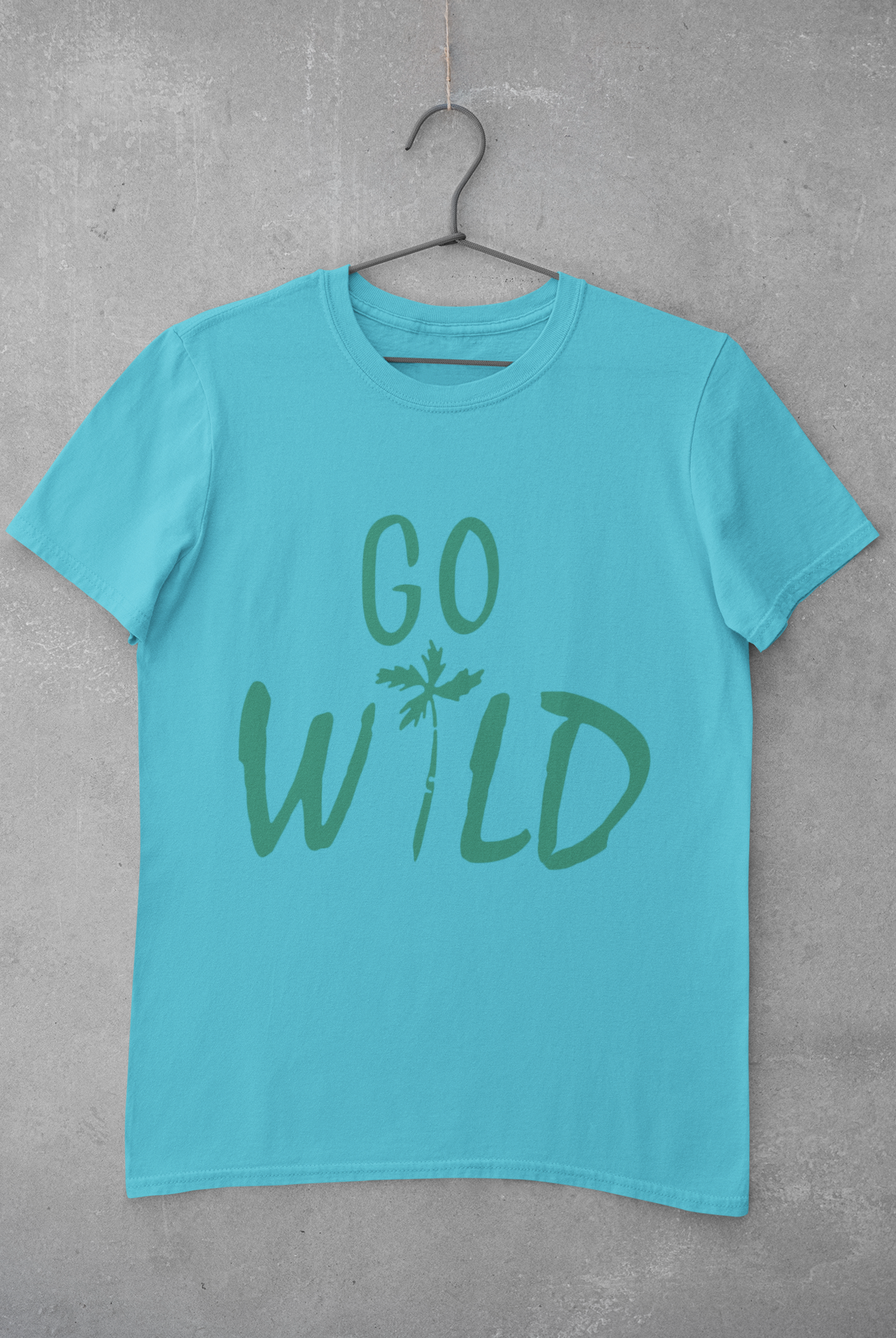 Go Wild Mens Half Sleeves T-shirt- FunkyTeesClub