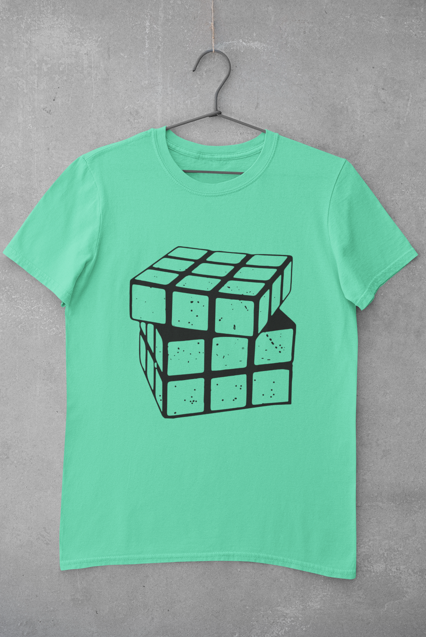 Rubic Women Half Sleeves T-shirt- FunkyTeesClub