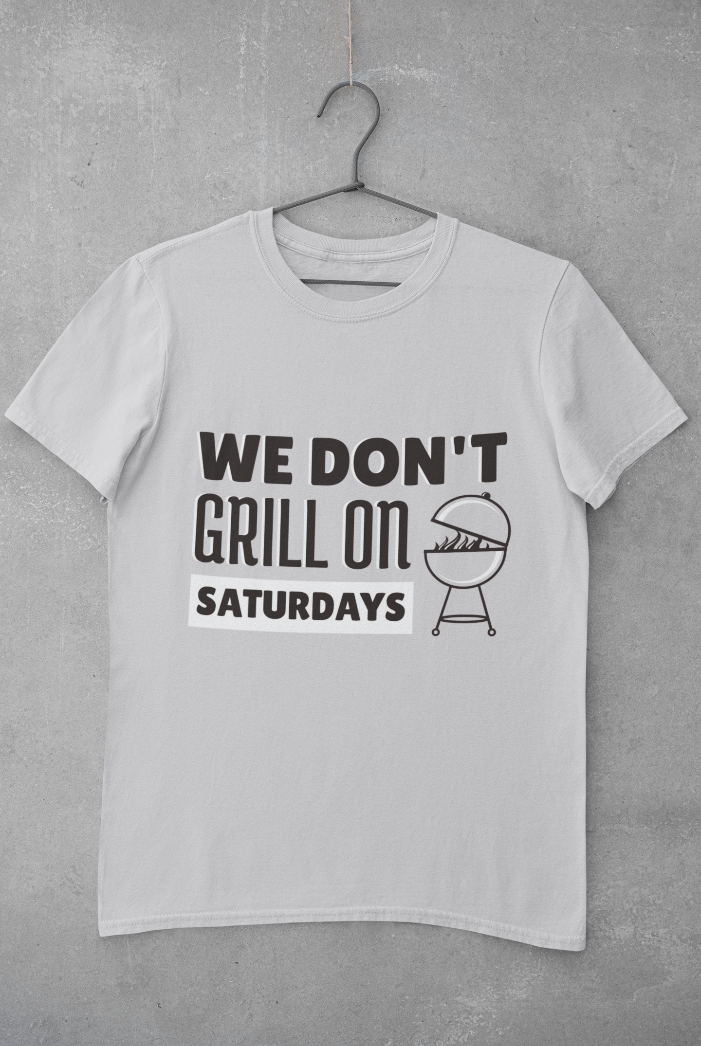Grill Quote Mens Half Sleeves T-shirt- FunkyTeesClub