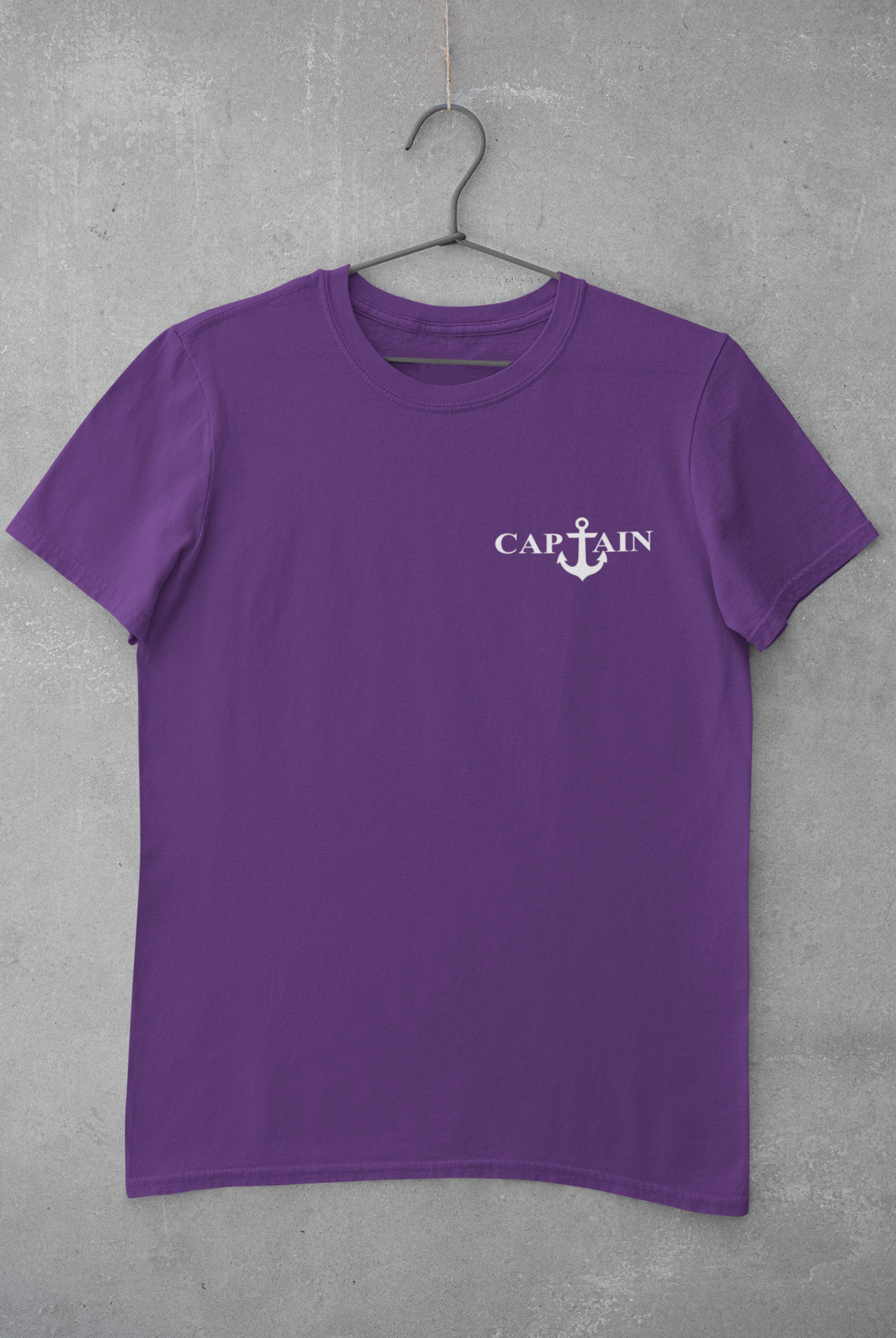 Captain Merchant Navy Mens Half Sleeves T-shirt- FunkyTeesClub