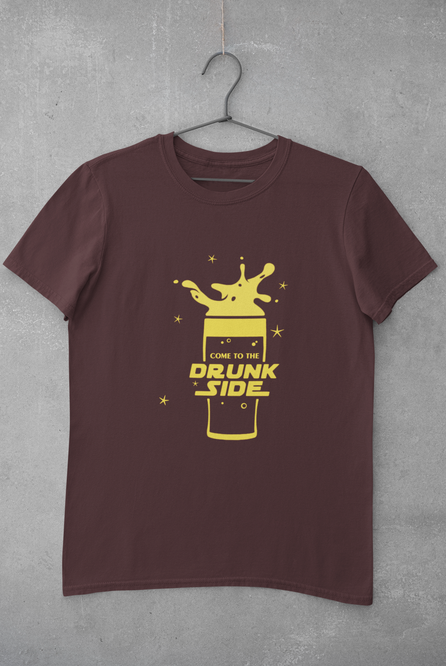 Drunk Mens Half Sleeves T-shirt- FunkyTeesClub