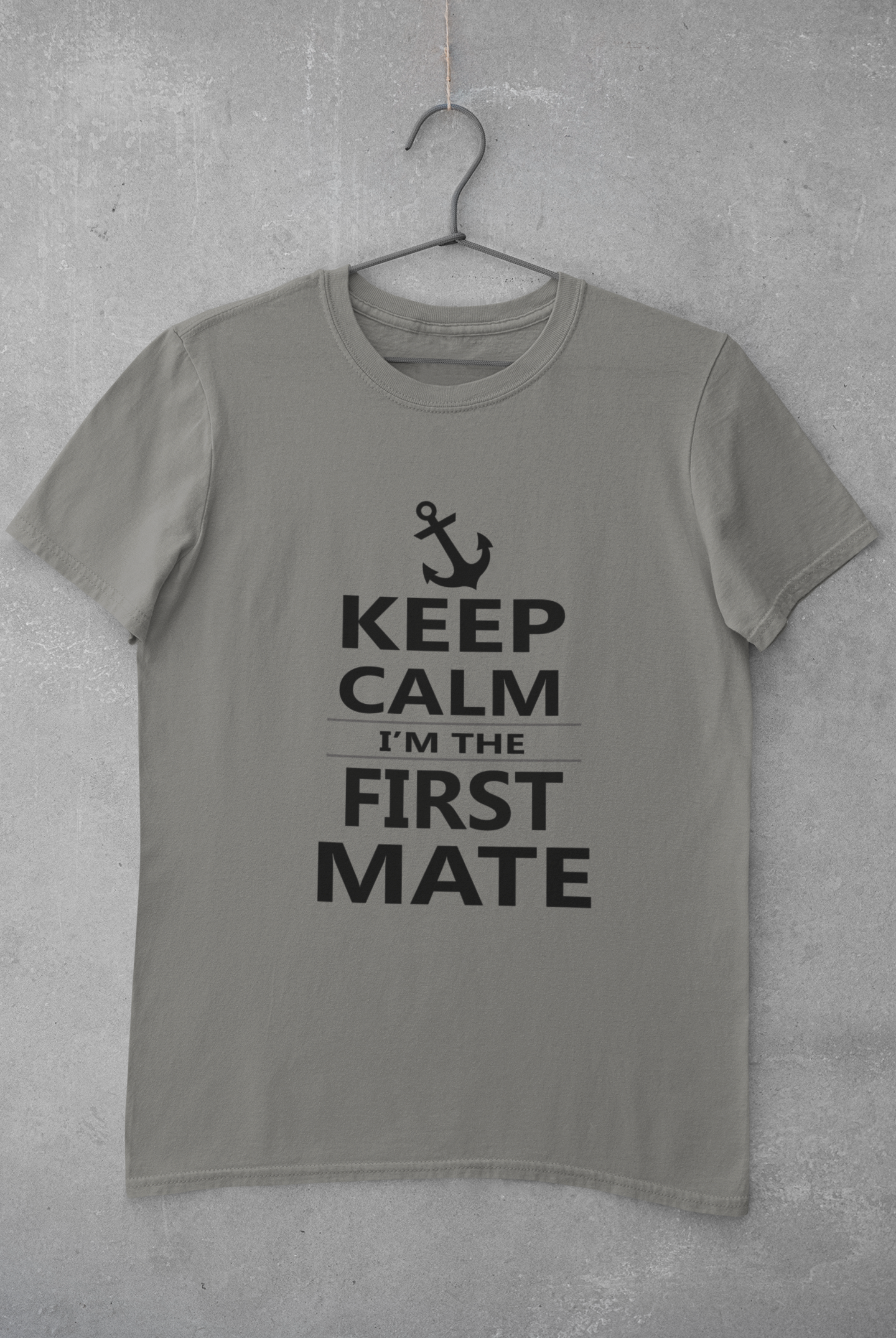 Keep Calm I Am The First Mate Merchant Navy Mens Half Sleeves T-shirt- FunkyTeesClub