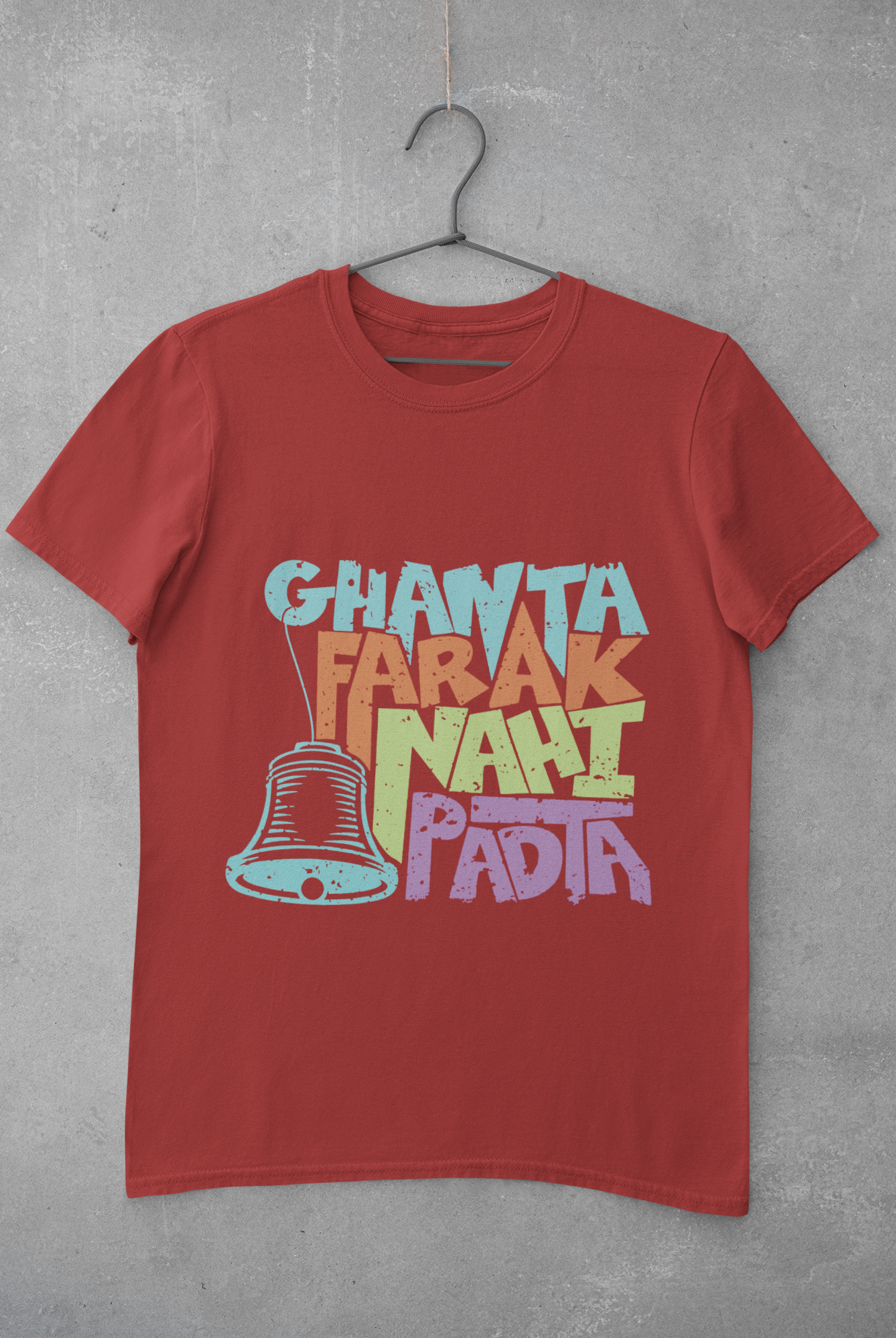 Ghanta Farak Mens Half Sleeves T-shirt- FunkyTeesClub