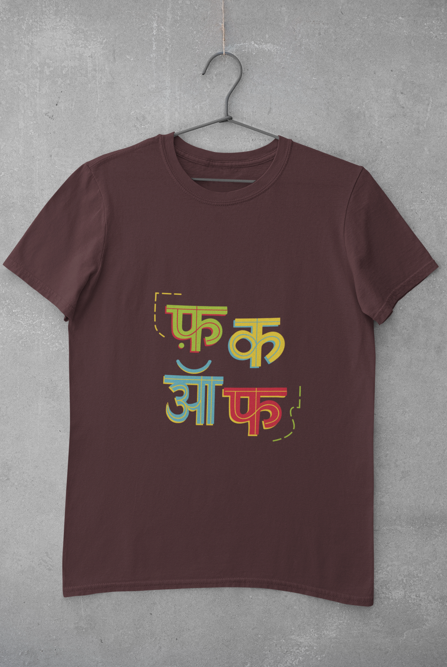 F Off Mens Half Sleeves T-shirt- FunkyTeesClub