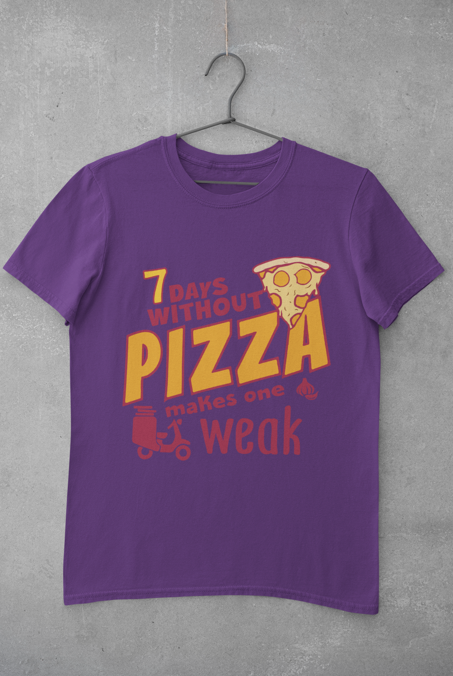 Pizza Women Half Sleeves T-shirt- FunkyTeesClub