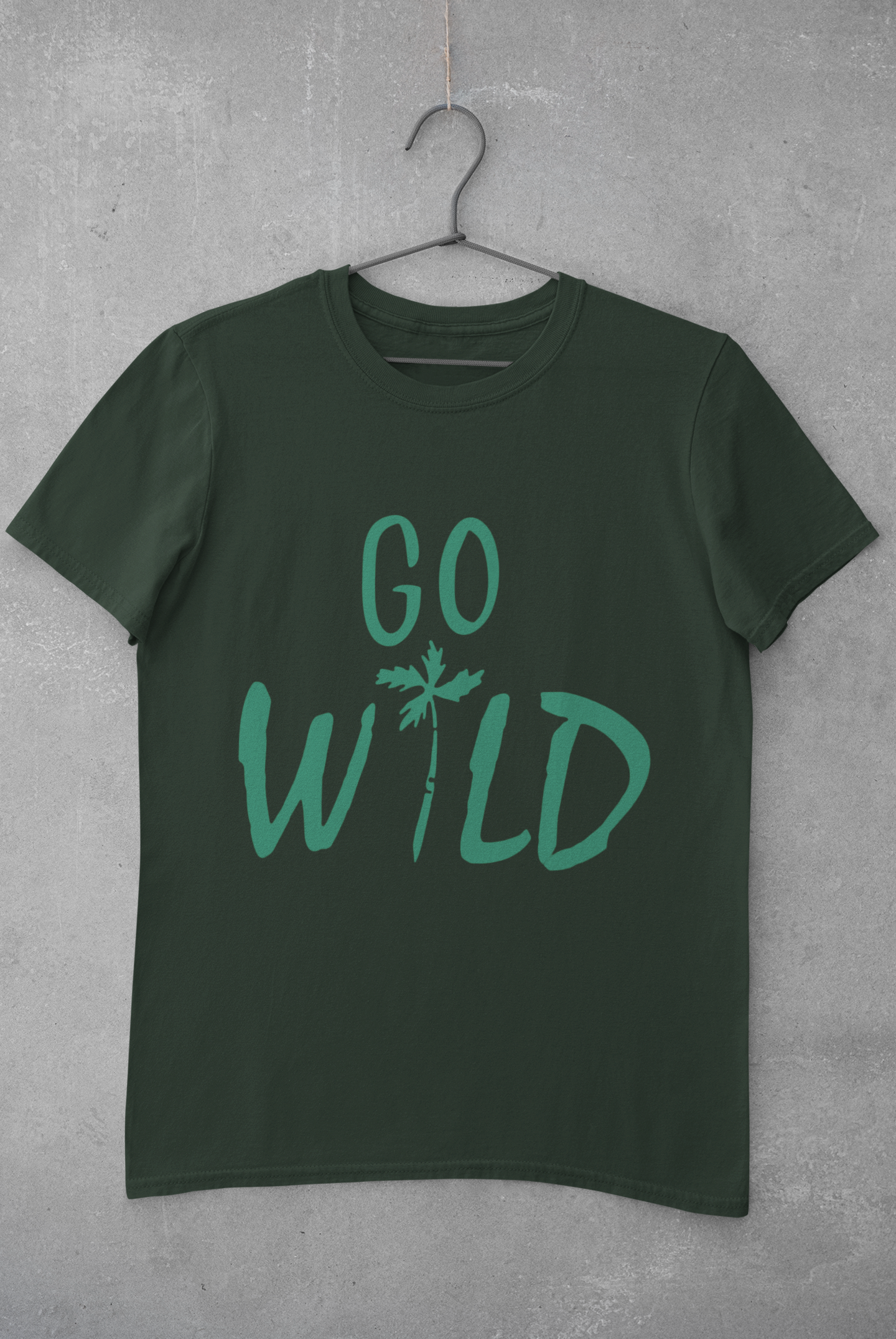 Go Wild Women Half Sleeves T-shirt- FunkyTeesClub
