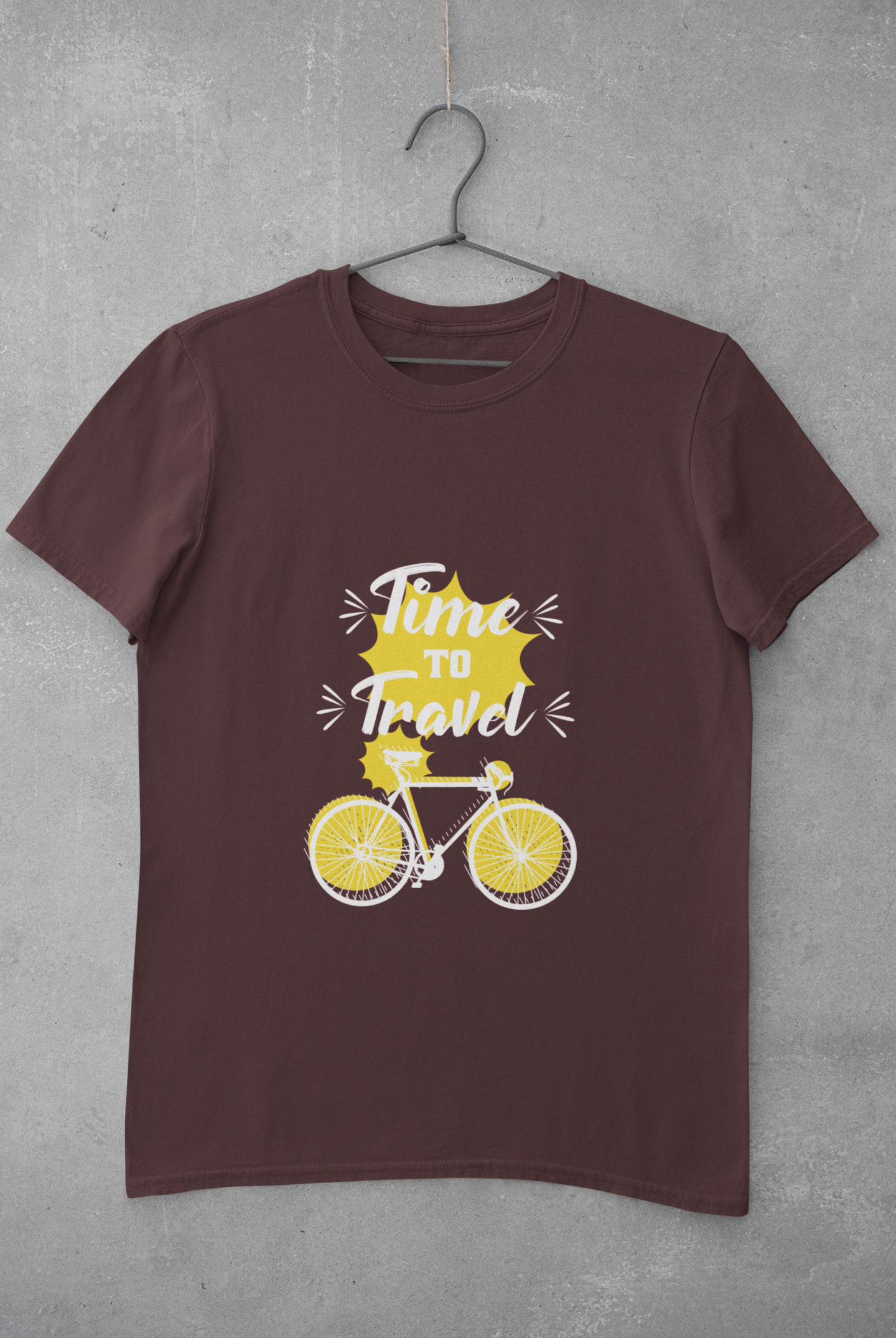 Time To Travel Women Half Sleeves T-shirt- FunkyTeesClub