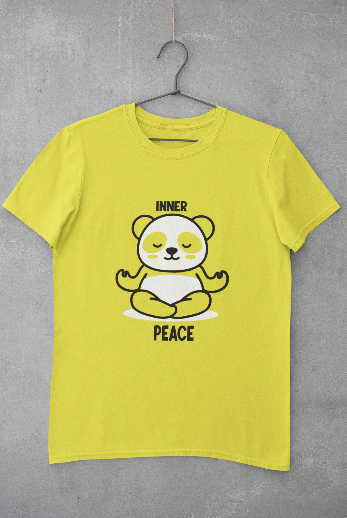 Inner Peace Mens Half Sleeves T-shirt- FunkyTeesClub