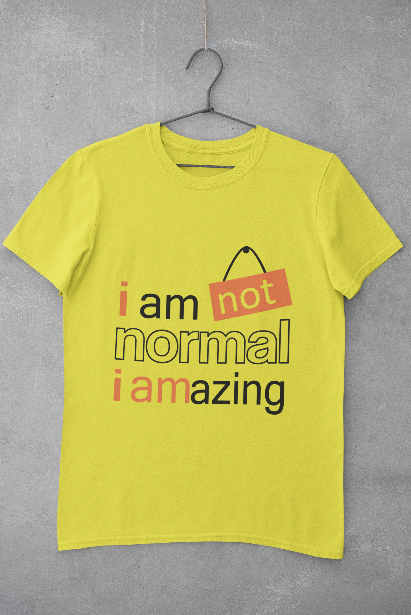 Not Normal Women Half Sleeves T-shirt- FunkyTeesClub