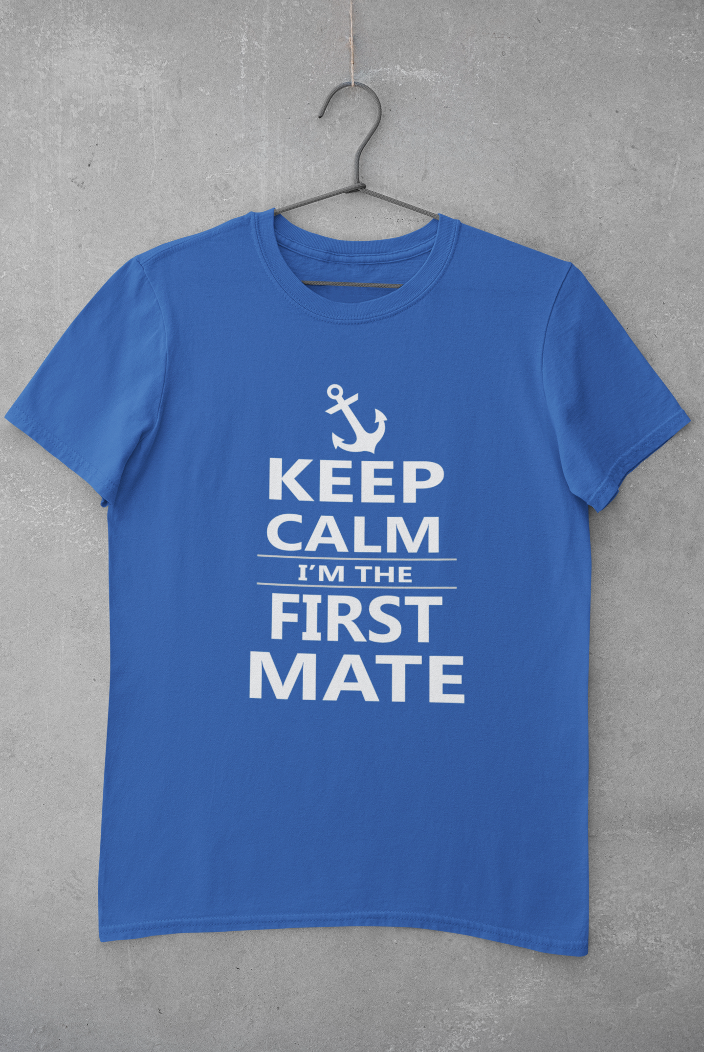Keep Calm I Am The First Mate Merchant Navy Mens Half Sleeves T-shirt- FunkyTeesClub
