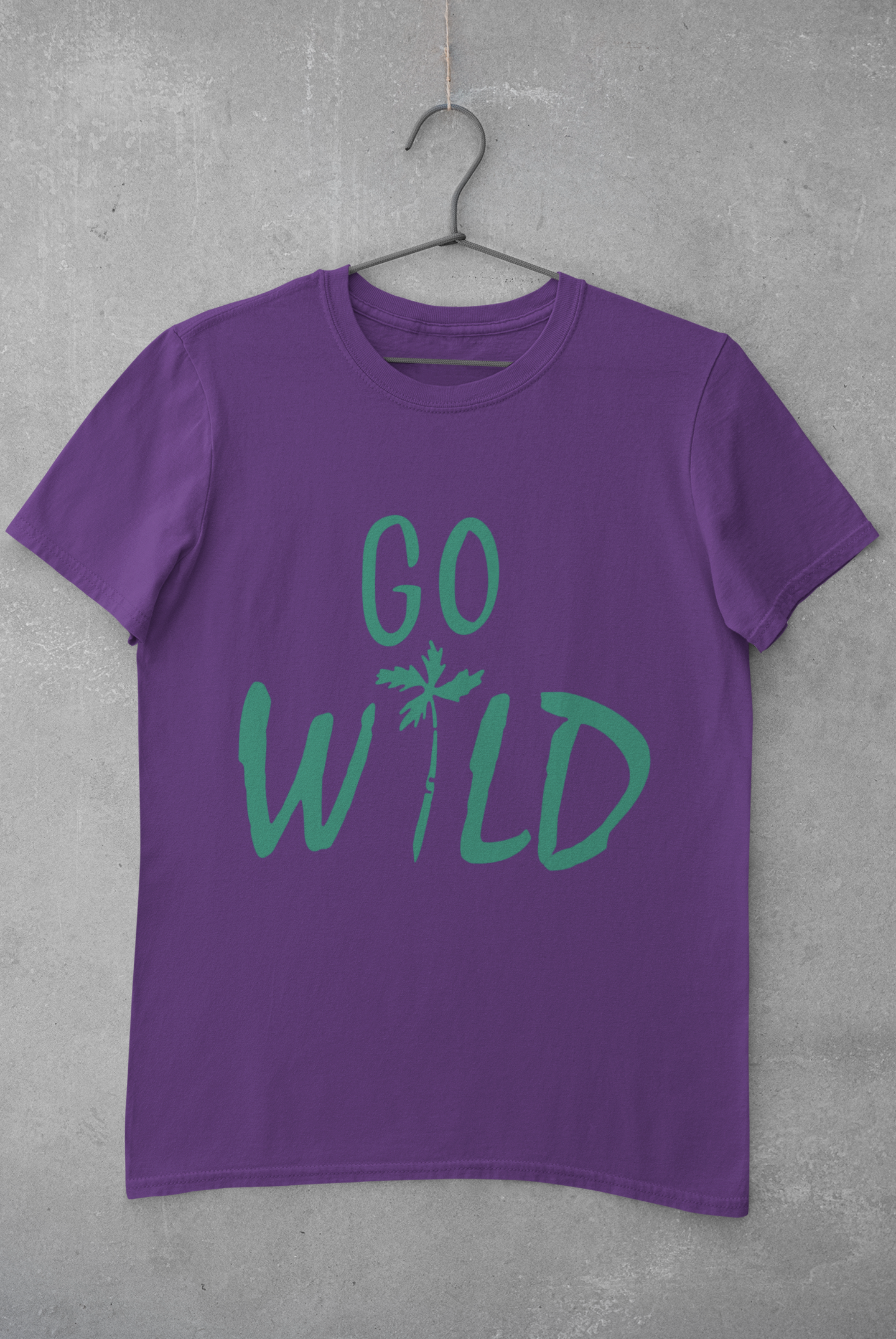 Go Wild Women Half Sleeves T-shirt- FunkyTeesClub
