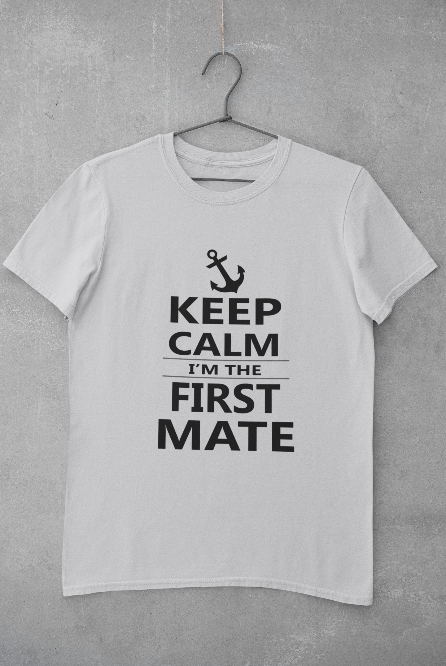 Keep Calm I Am The First Mate Merchant Navy Mens Half Sleeves T-shirt- FunkyTeesClub