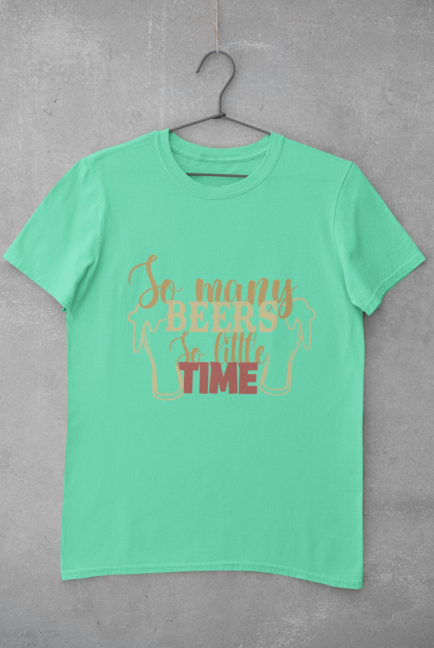 So Many Beers Mens Half Sleeves T-shirt- FunkyTeesClub