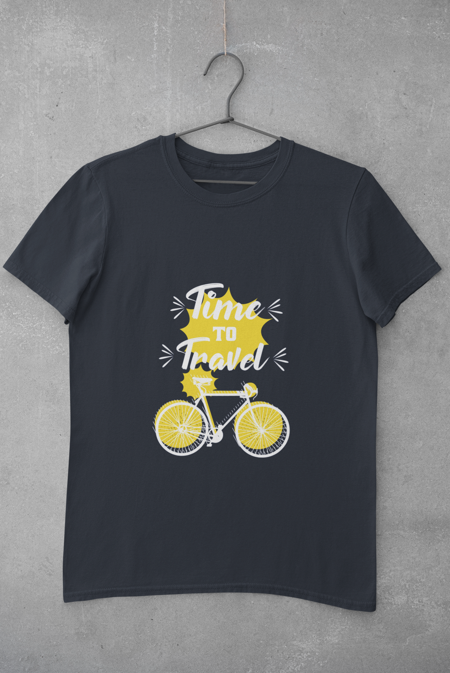 Time To Travel Women Half Sleeves T-shirt- FunkyTeesClub