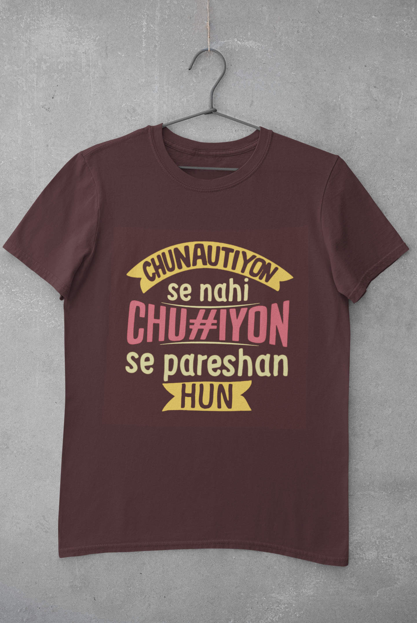 Chunautiyon Mens Half Sleeves T-shirt- FunkyTeesClub