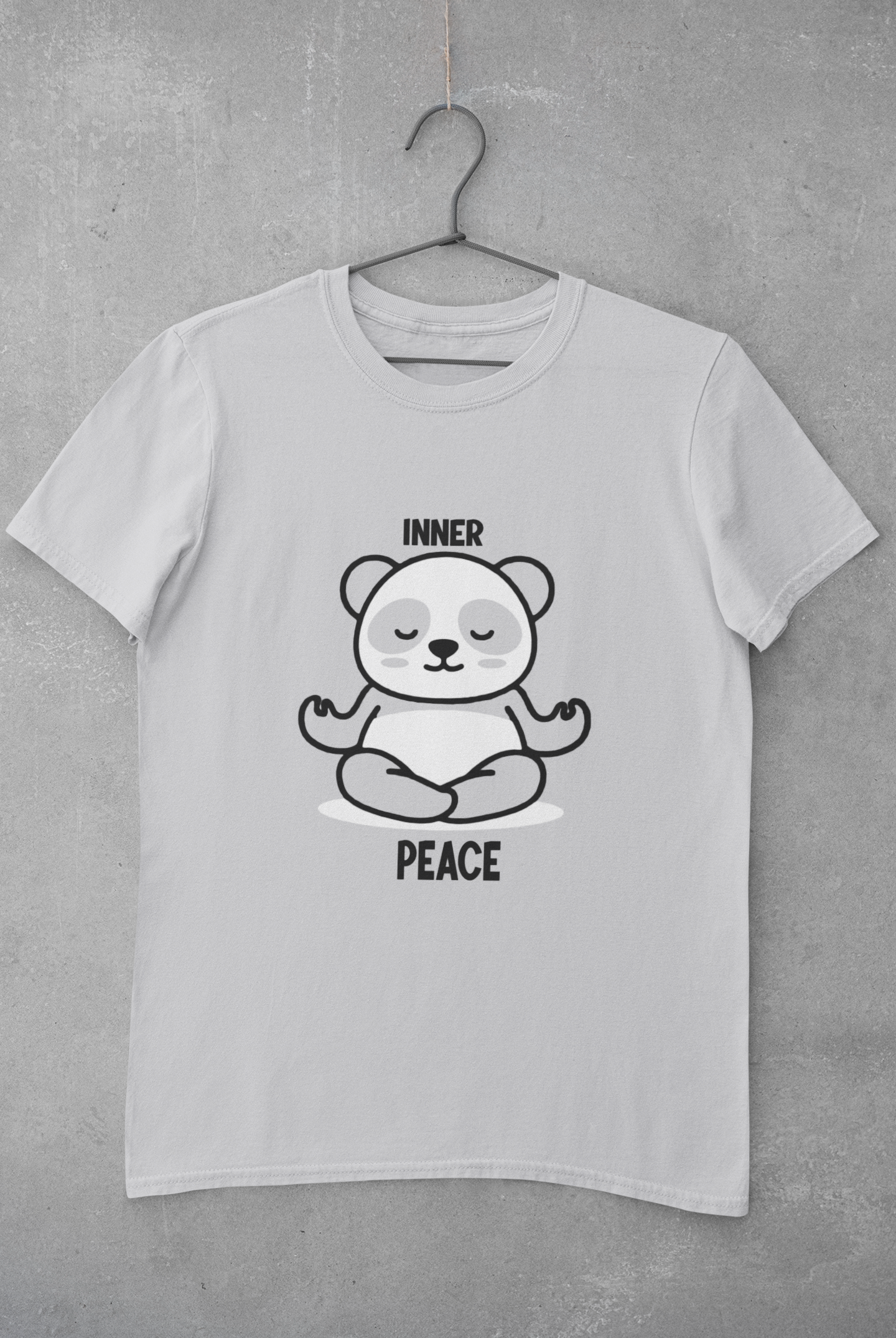 Inner Peace Mens Half Sleeves T-shirt- FunkyTeesClub