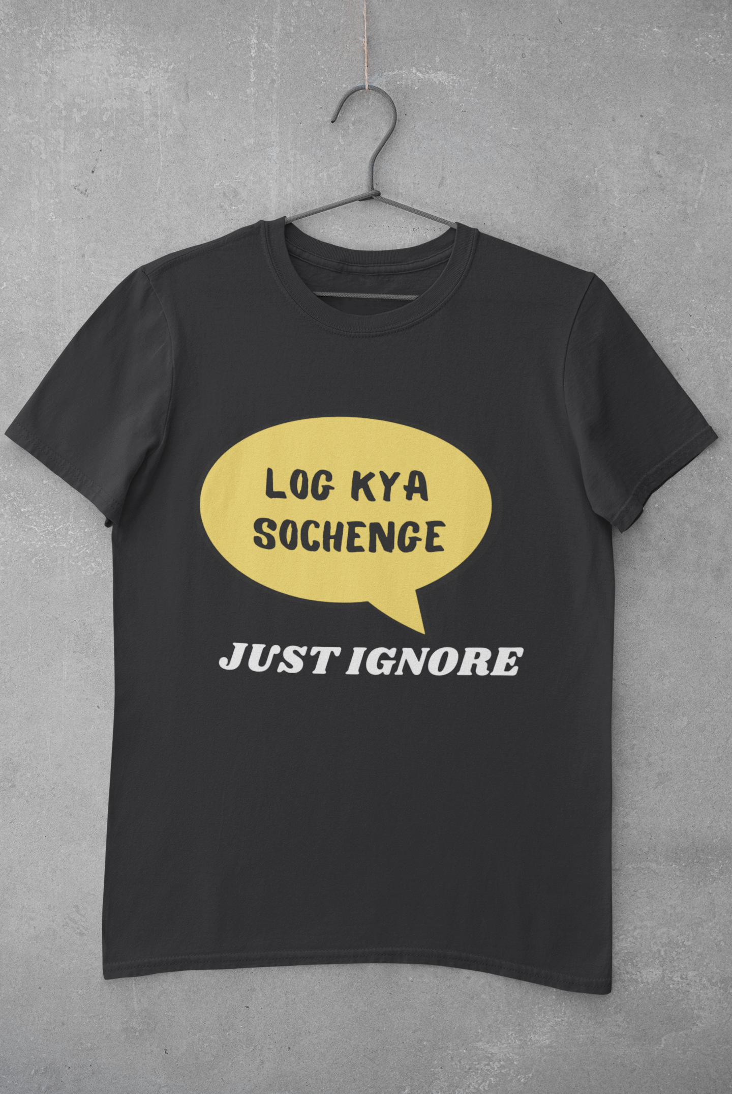 Log Kya Sochenge Mens Half Sleeves T-shirt- FunkyTeesClub