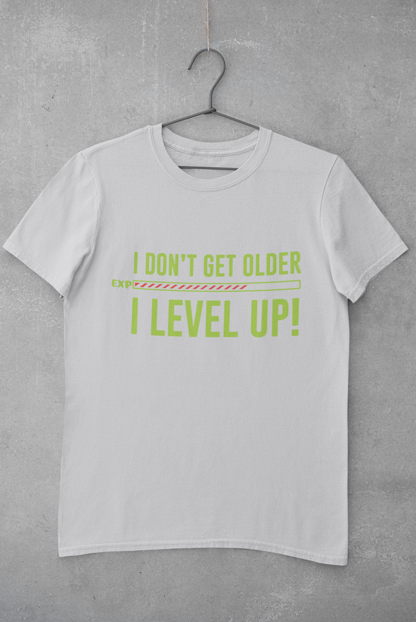 I Level Up Mens Half Sleeves T-shirt- FunkyTeesClub