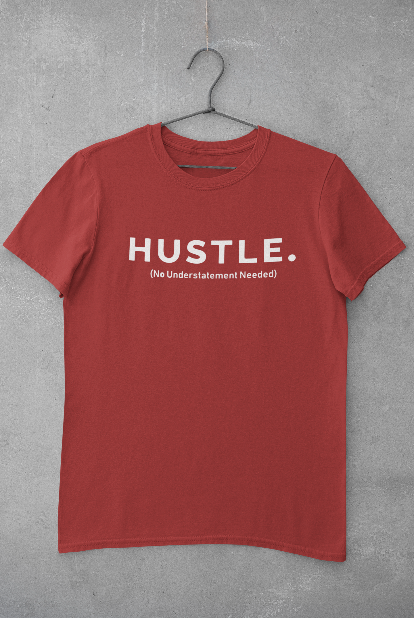 Hustle Mens Half Sleeves T-shirt- FunkyTeesClub