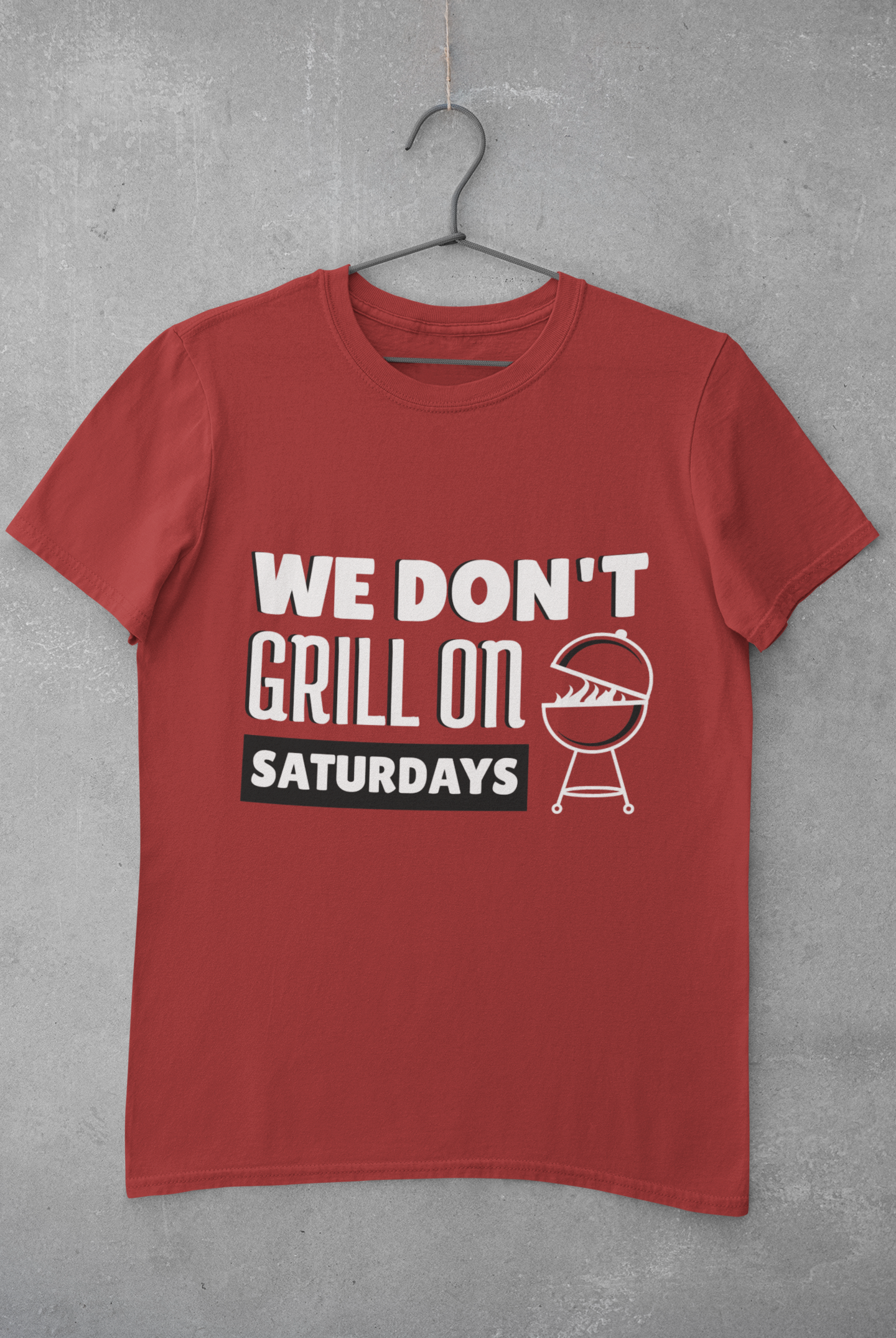 Grill Quote Mens Half Sleeves T-shirt- FunkyTeesClub