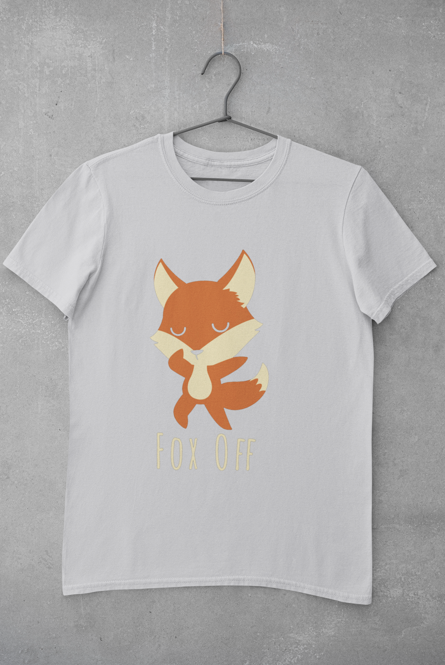Fox Off Women Half Sleeves T-shirt- FunkyTeesClub