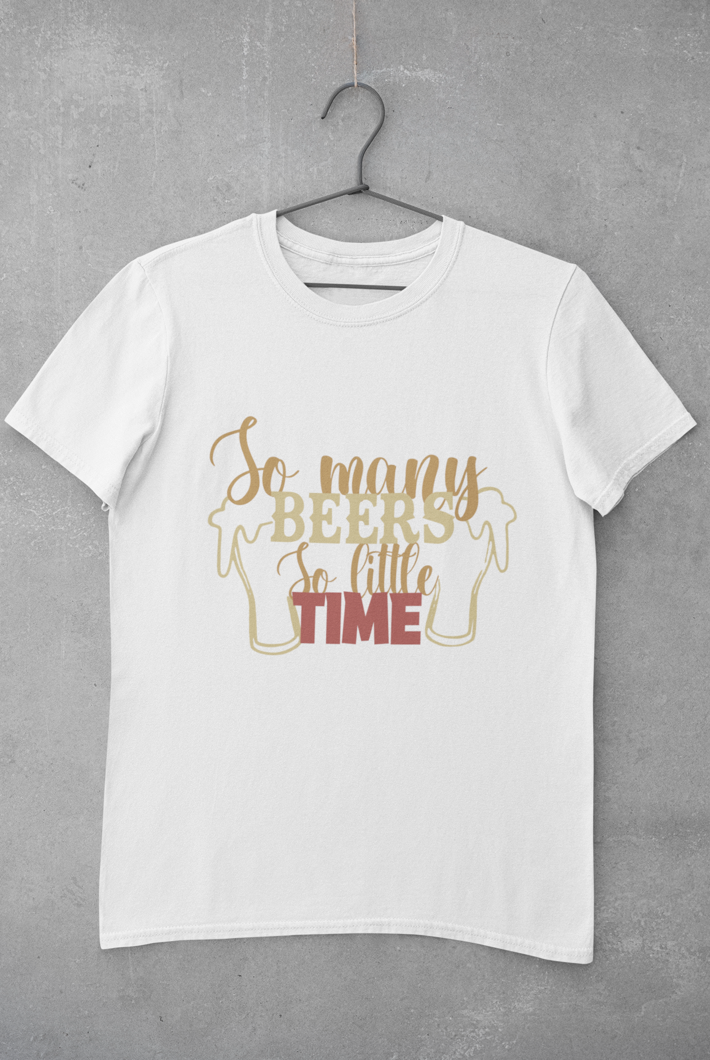 So Many Beers Mens Half Sleeves T-shirt- FunkyTeesClub