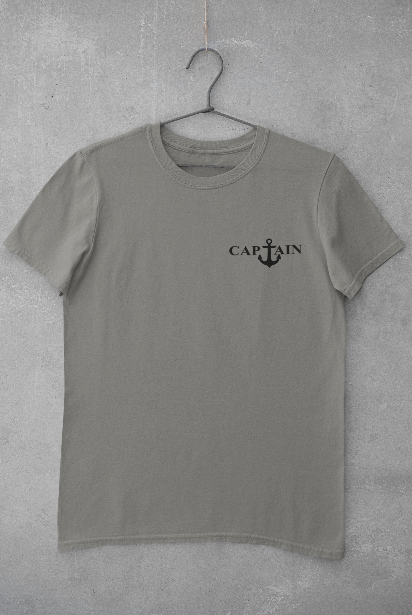 Captain Merchant Navy Mens Half Sleeves T-shirt- FunkyTeesClub