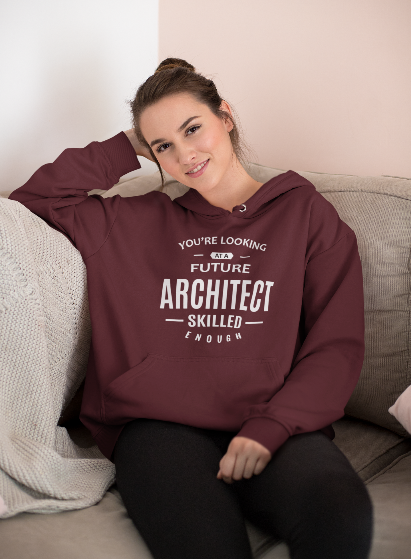 Future Architect Profession Hoodies for Women-FunkyTeesClub