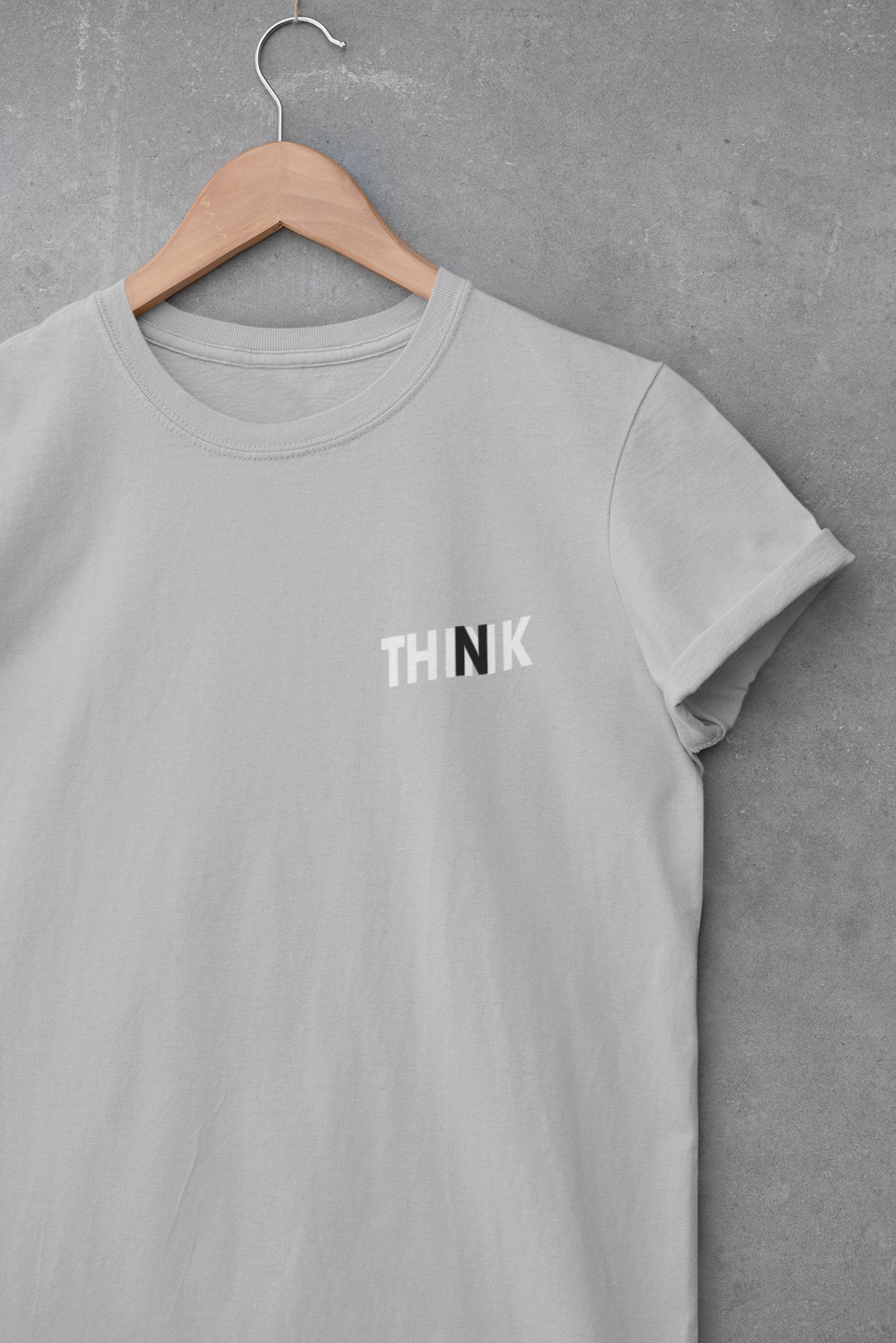 Think Minimal Women Half Sleeves T-shirt- FunkyTeesClub