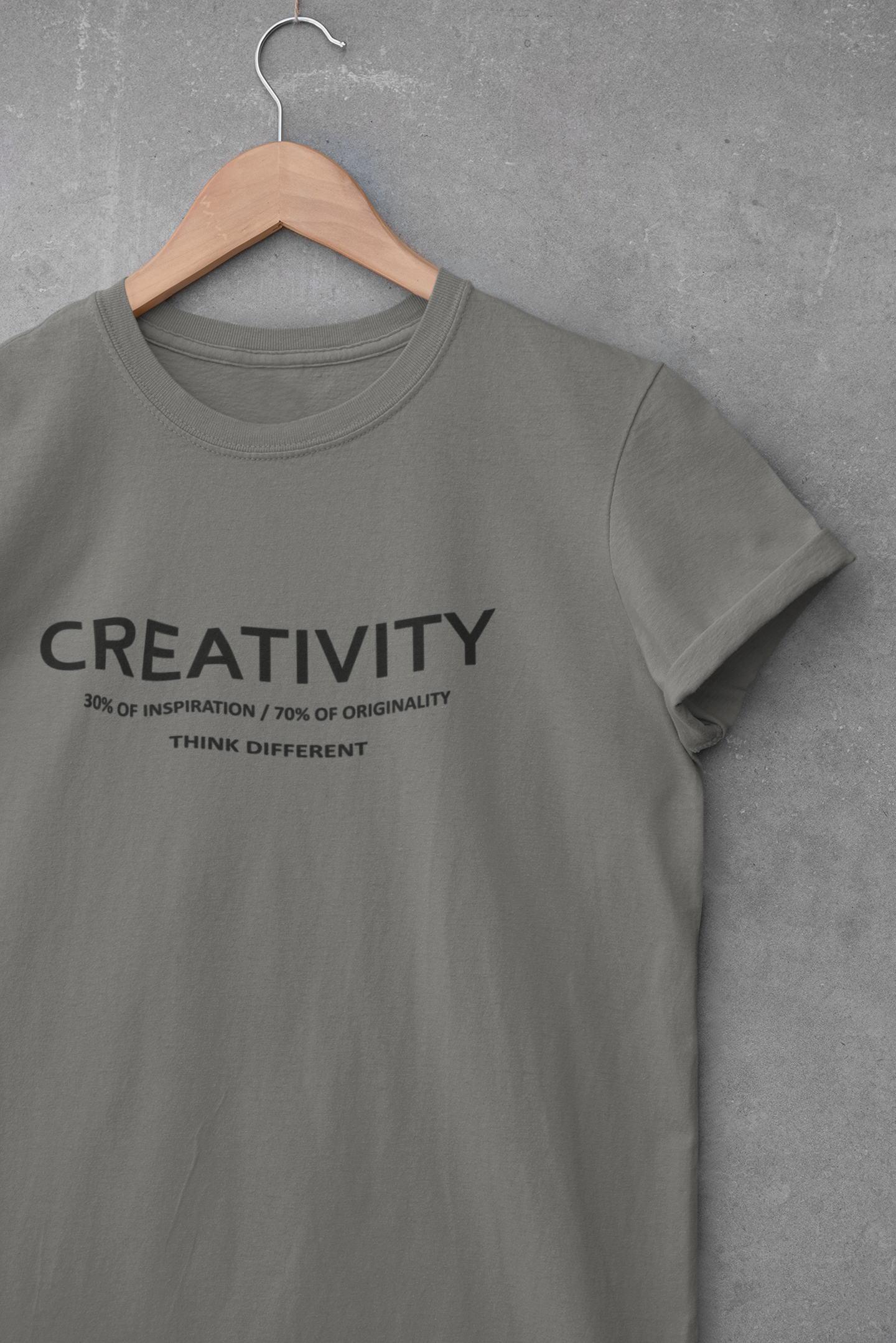 Creativity Quotes Mens Half Sleeves T-shirt- FunkyTeesClub
