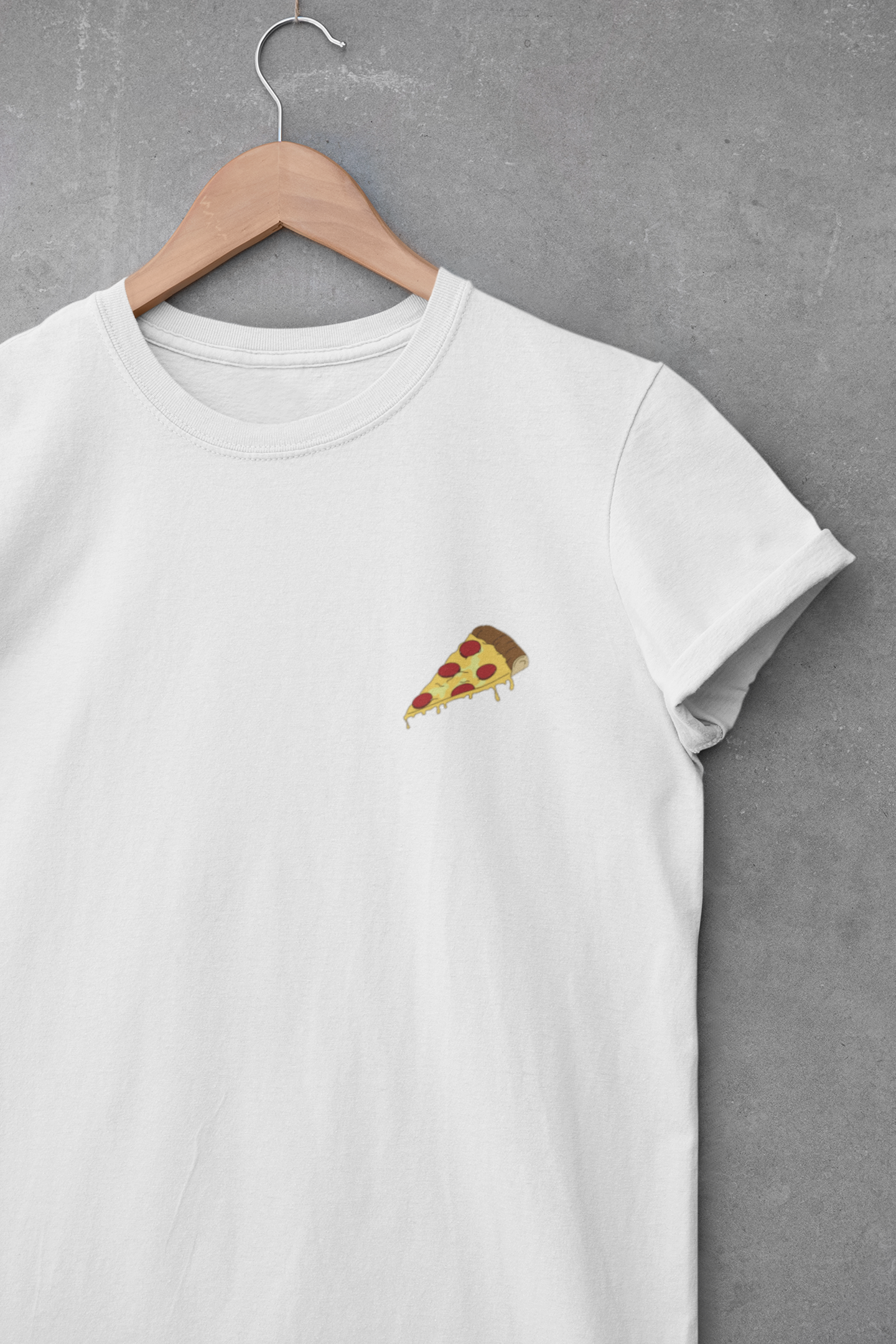 Love Pizza Minimal Mens Half Sleeves T-shirt- FunkyTeesClub